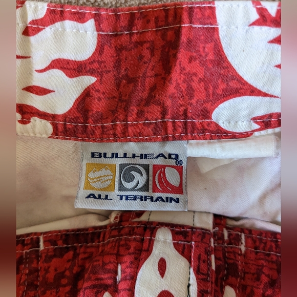 Men's Bullhead Hawaiian print swim trunks - Picture 5 of 6
